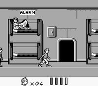 une photo d'Ã©cran de Tintin - Le Temple du Soleil sur Nintendo Game Boy